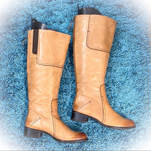 💕Like New Franco Sarto Camel Leather Boots💕 - Picture 15 of 16